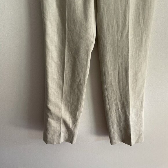 Michael Kors Boys SZ 20R / 30” -W Beige Linen/Rayon Blend Flat Front Pants NWT - Picture 2 of 10